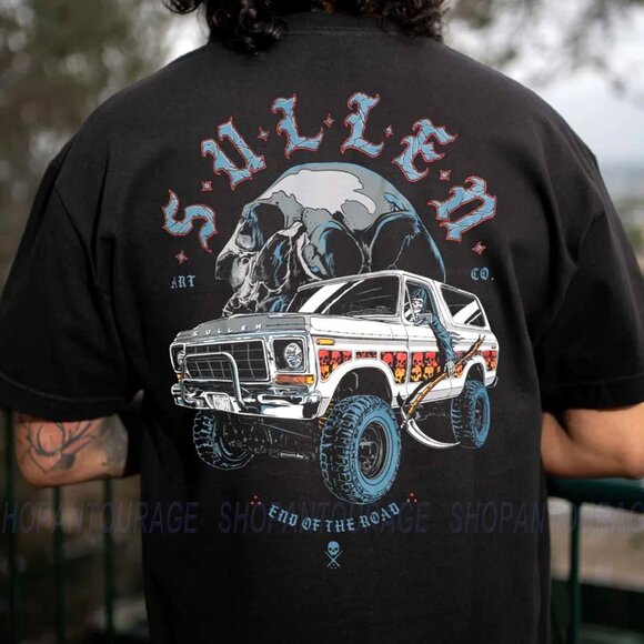 Sullen Art Collective End Of The Road Premium Fit SCM6545 New Short Sleeve T-shi - Picture 3 of 7
